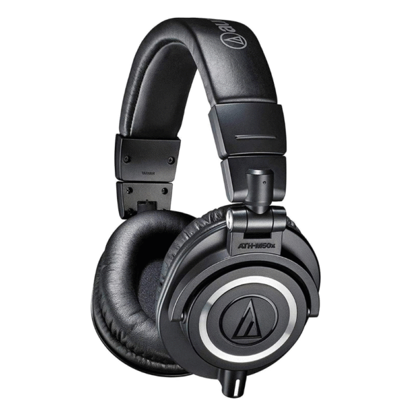 ATH-M50x Professional Studio Monitor Headphones, Black
