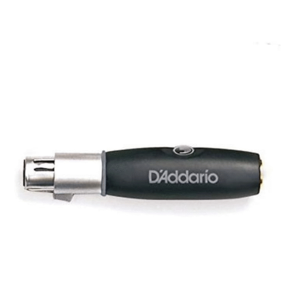 D'Addario Accessories XLR Female to 1/4 Inch Female Balanced Adapter