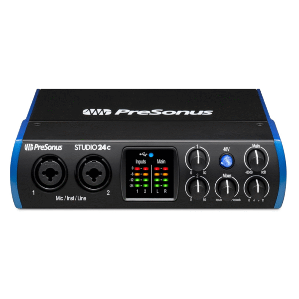 Studio 24c 2x2, 192 kHz, USB Audio Interface